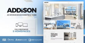 Addison Theme – Architecture & Interior Design WordPress Theme