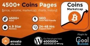 Coins Market Cap - WordPress Cryptocurrency Plugin
