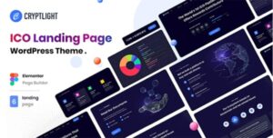 Cryptlight Theme – Landing Page WordPress Theme