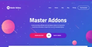 Master Addons - Forefront Addons for Elementor