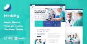 Medcity Theme – Health and Medical WordPress Theme