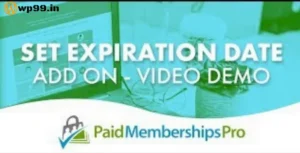 Set  Expiration Date Addon[ Paid Memberships Pro ]