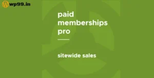Sitewide Sales Addon [ Paid Memberships Pro ]