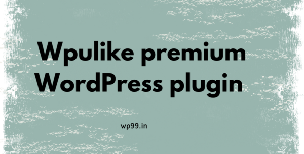 Wpulike Premium WordPress Plugin